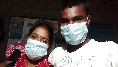 Hot brunette 18+ milf is being fucked by her husband