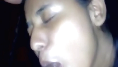 Indian babe has cum in mouth in amateur facial video