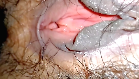 Indian girl with hairy bush shows pussy in the bathroom