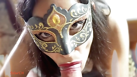 Sxwch Ii Positive Energy Masked Blowjob Sloppy Cum On Tits