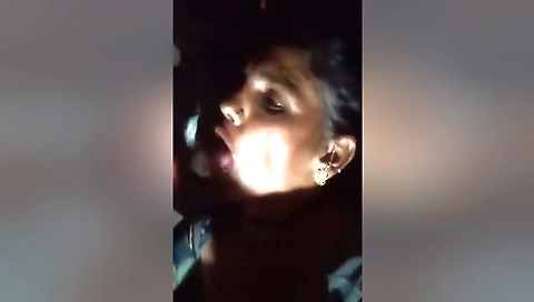 A mature brunette gets her wet ass licked by a man