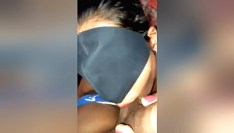 Indian chick is making a porn video with a small black cock